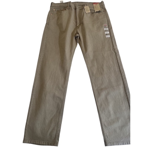 Levi's Other - NEW Men's Levis‎ 505 Regular Jeans Stretch  Light Brown  W38 L32